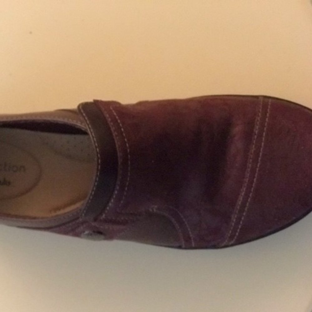 Clarks Collection Leather Slip On Shoes - Cora